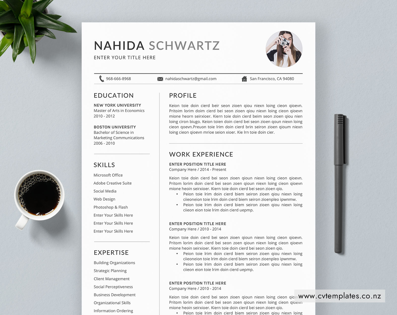 Simple Resume Cover Letter Templates from www.cvtemplates.co.nz