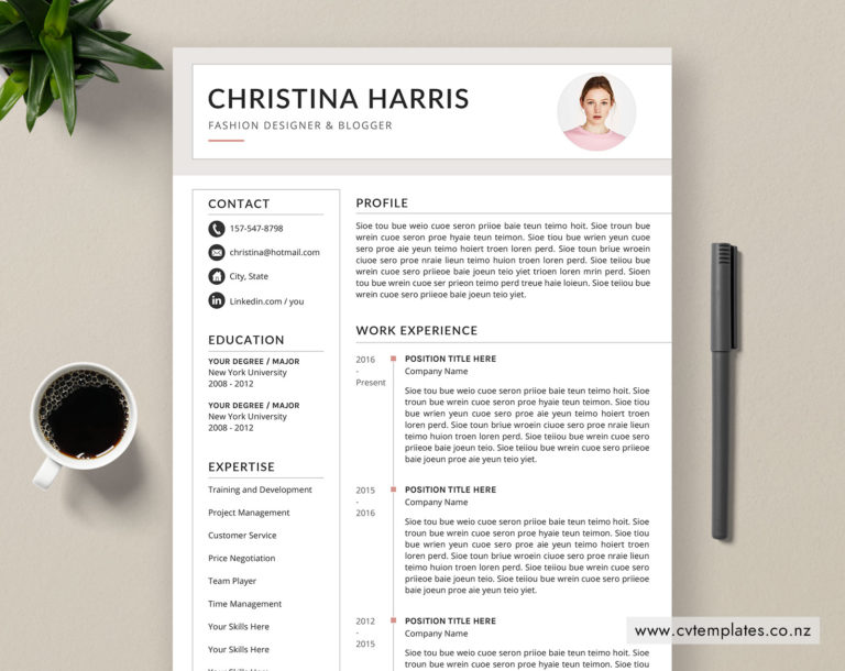 Premium New Zealand CV Templates CVTemplates.co.nz