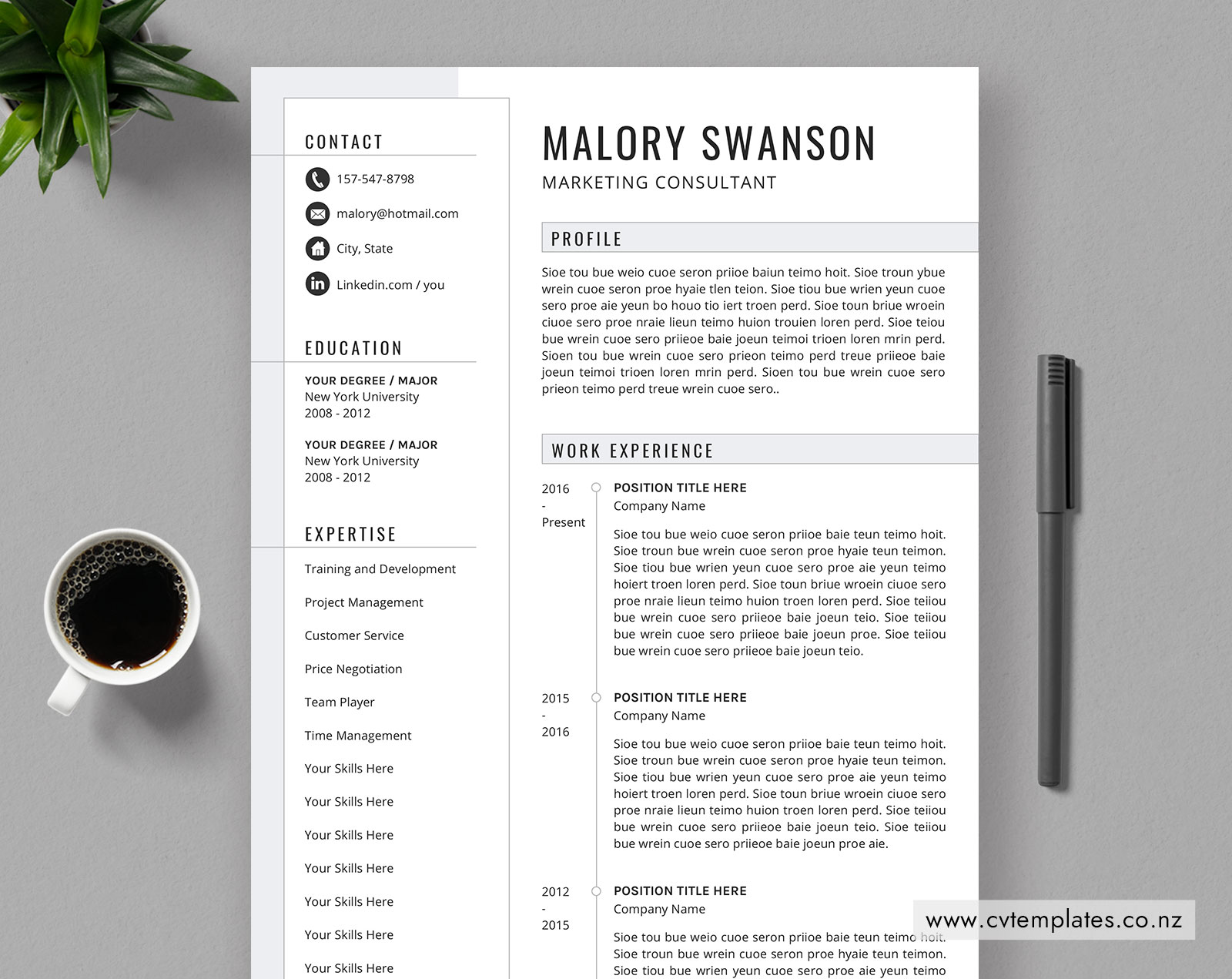 Template Cover Letter For Resume from www.cvtemplates.co.nz