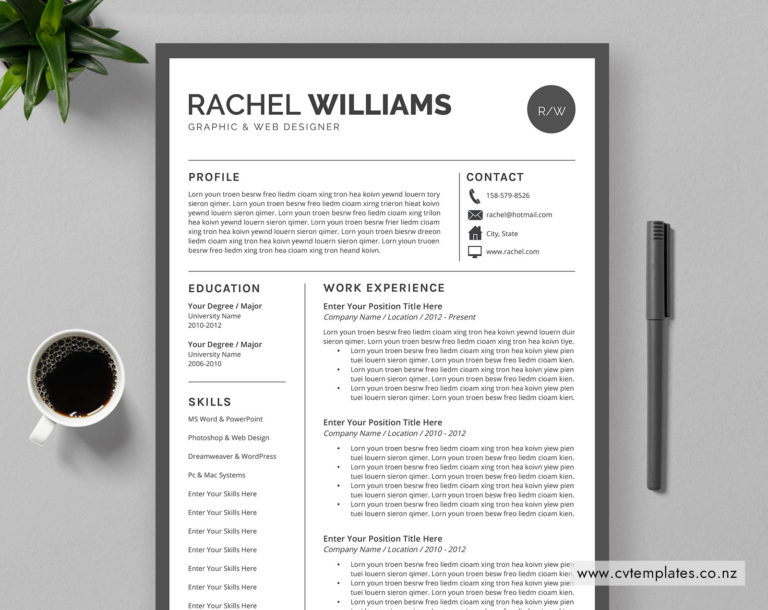 Premium New Zealand CV Templates – Page 3 – CVTemplates.co.nz